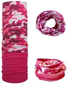 Балаклава-бафф камуфляж розовый от магазина Супер Спорт